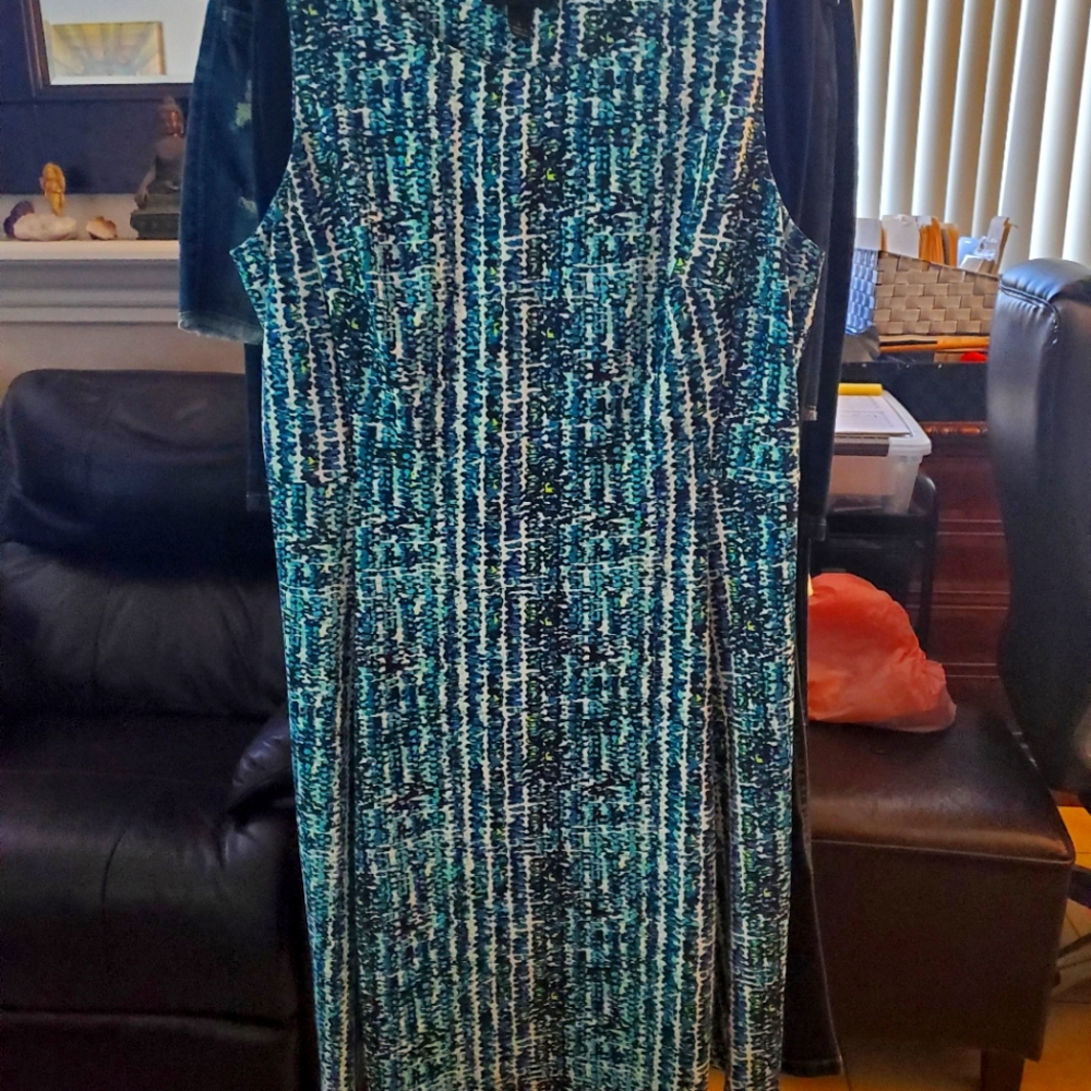AB Studio speckled dress size large
